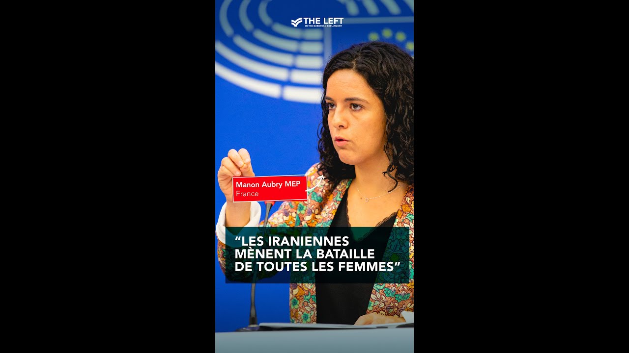 "Les Iraniennes mènent sous les balles la bataille de toutes les femmes" -@ManonAubryFr  #shorts