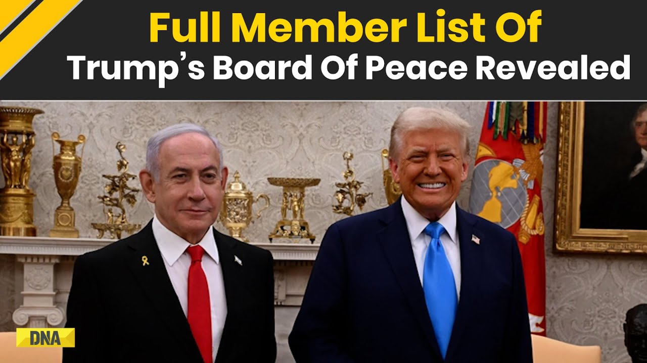 Trump News: Who Joined Donald Trump’s Board Of Peace? Full Country List Out | US News| Gaza| Israel