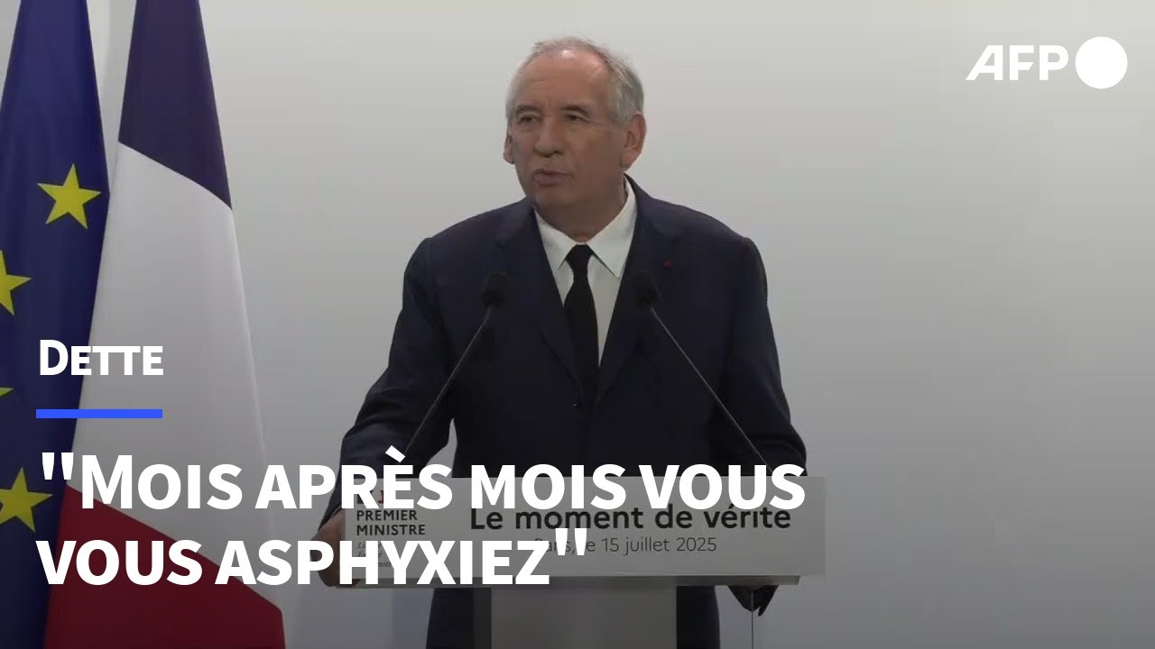 Budget: le surendettement est une "malédiction qui n'a pas d'issue", dit Bayrou | AFP Extrait