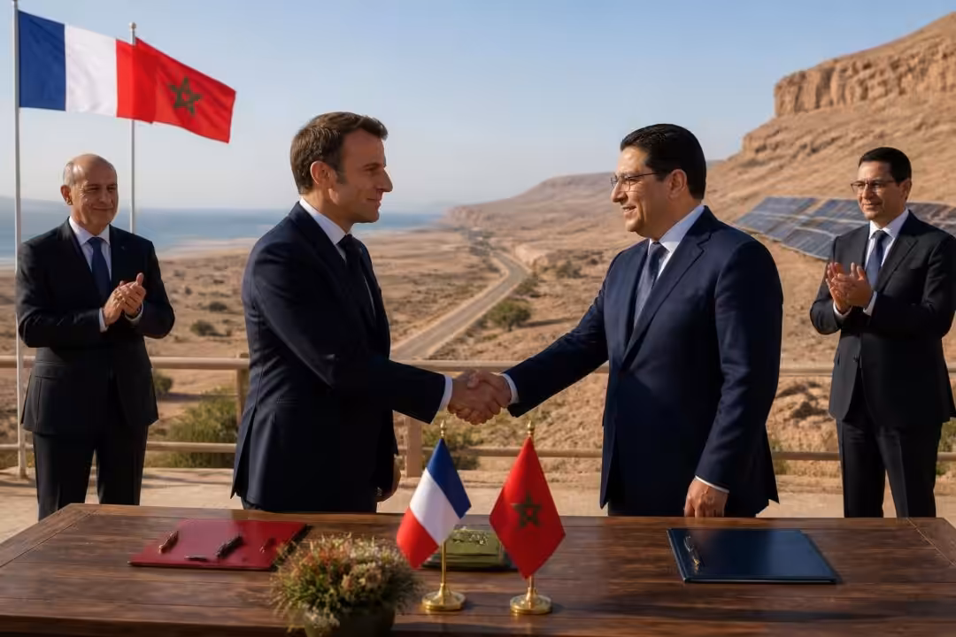 analyse de la nouvelle ère géopolitique franco-marocaine marquée par un rapprochement stratégique autour des provinces du sud, explorant les enjeux et perspectives de cette collaboration renforcée.