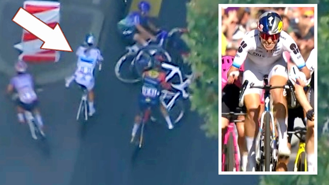 Demi Vollering Narrowly Avoids Crash then Attacks | Tour de France Femmes avec Zwift 2026 Stage 1